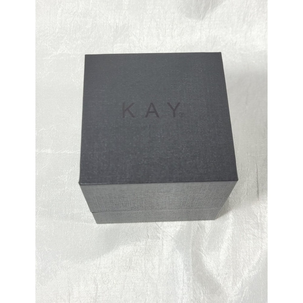 Kay Jewelers Empty Ring Necklace & Earrings Presentation Gift Box - Black 2 3/8" - Picture 3 of 4